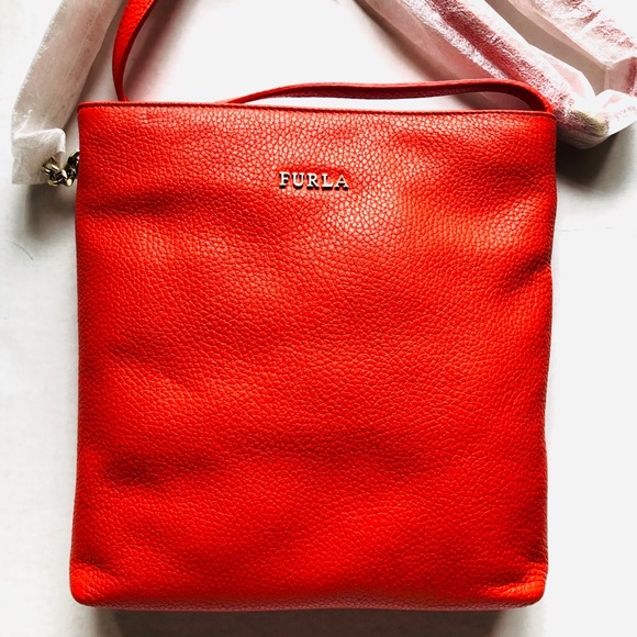 LAST ONE NWT Furla Leather Crossbody Price Firm - Picture 5 of 8